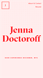 Mobile Screenshot of jennadoctoroff.com