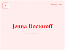 Tablet Screenshot of jennadoctoroff.com